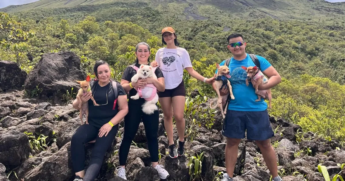 The 1968 lava field at Arenal National Park